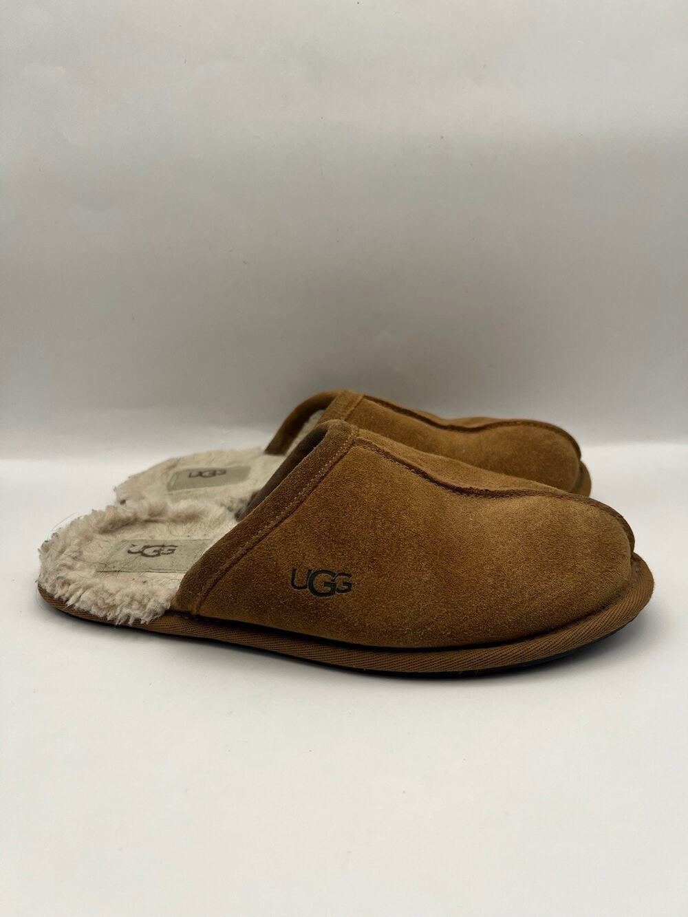 Ugg Scuff Suede Brown House Slippers Women Size 7